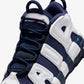 NIKE | AIR MORE UPTEMPO '96 { WHITE/MIDNIGHT NAVY-METALLIC GOLD