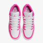 JORDAN | AIR JORDAN 1 LOW (GS) { FIRE PINK/IRIS WHISPER-WHITE