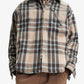 Represent | HEAVY ZIP OVERSHIRT  { BROWN CHECK