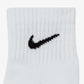 NIKE | EVERYDAY TRAINING ANKLE SOCKS { WHITE/BLACK