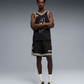 PUMA | REPRESENT OVERSIZED SHORTS { BLACK