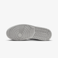 JORDAN | AIR JORDAN 1 MID { WHITE/BLACK-LT SMOKE GREY