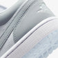 Jordan | AIR JORDAN 1 LOW  { WHITE/WOLF GREY-ALUMINUM