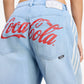 Adidas Originals | X COCA-COLA GFX BANANA PANTS { INDIGO DENIM