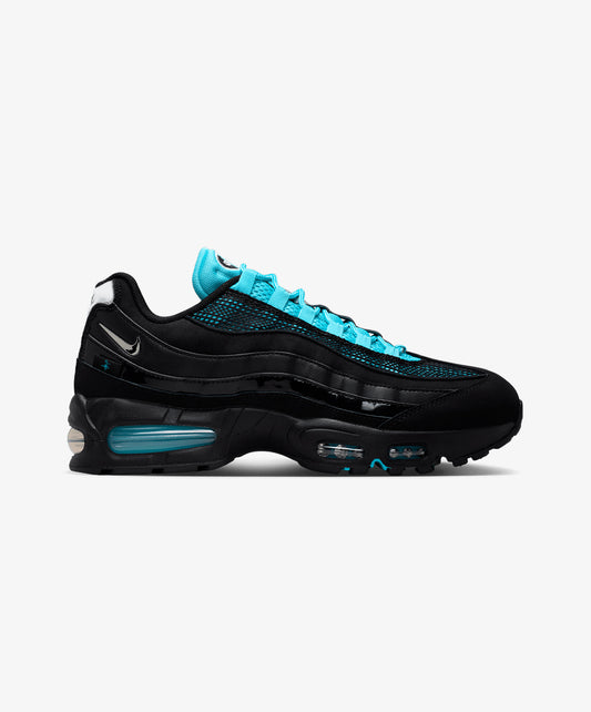 Nike | AIR MAX 95 BIG BUBBLE { BLACK/CHROME-GAMMA BLUE-METALLIC SILVER