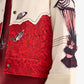 F A R A K | KHAYALI PULAO HANDMADE JACKET { RED/BEIGE