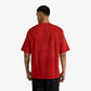 F A R A K | BASICS RED BAGRU T-SHIRT { RED