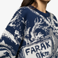 F A R A K | DARBAAR FLAT KNIT SWEATER { BLUE