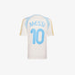 ADIDAS ORIGINALS | MESSI HOUSE OF TIRO TEE { OFF WHITE/ICE BLUE