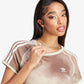 Adidas Originals | COLOUR FADE 3-STRIPES TEE  { WONDER BEIGE/MULTICOLOR