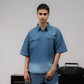 SUPERKICKS | PINSTRIPE SHIRT { BLUE/WHITE