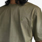 ALMOST GODS | ALPHA CROSS TEE IN DIP { DYE GREEN