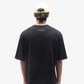 ALMOST GODS | ECHO ALPHA CROSS BOXY TEE { BLACK
