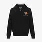 ALMOST GODS | HAND EMBROIDERED SAIGON ZIP HOODIE { BLACK