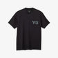 Y-3 | LOGO SHORT SLEEVE TEE { BLACK