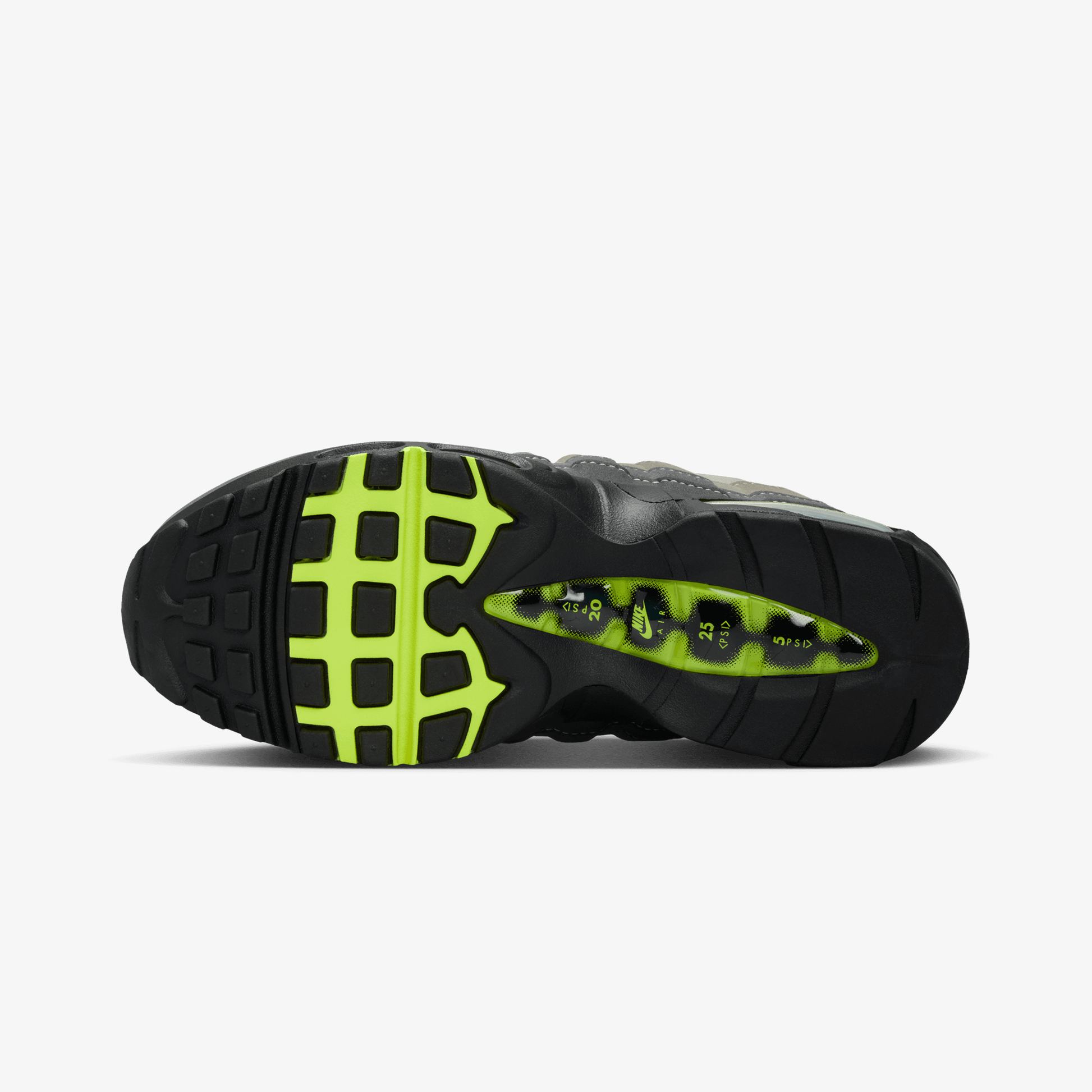 Nike | W AIR MAX 95 BIG BUBBLE { BLACK/NEON YELLOW/ANTHRACITE/LT