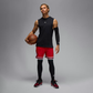 Jordan | DRI-FIT MESH DIAMOND SHORTS { GYM RED/WHITE/BLACK