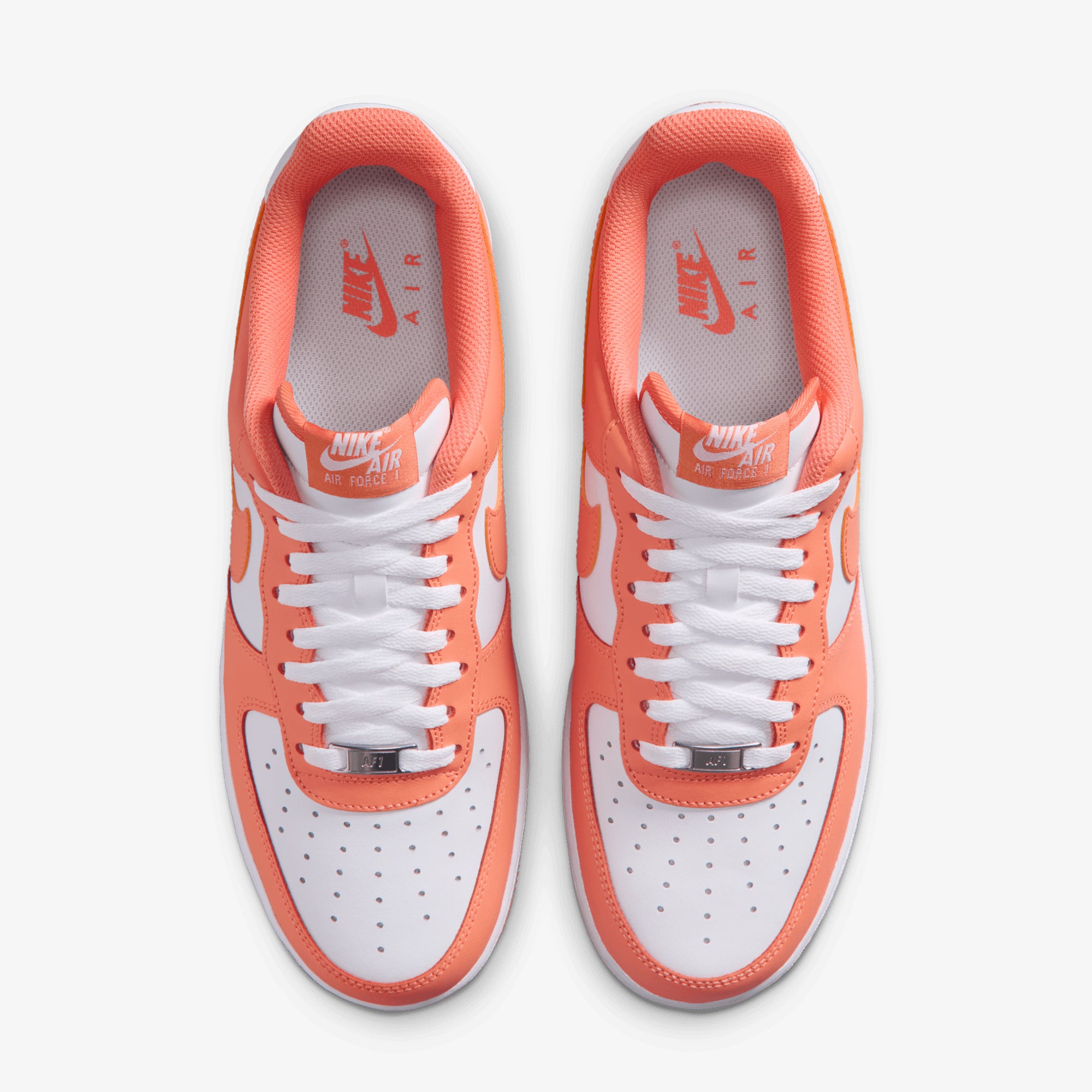 Nike | AIR FORCE 1 '07 { WHITE/WHITE/ORANGE FROST – Superkicks