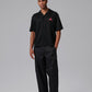JORDAN | BROOKLYN BOWLING SHIRT { BLACK/INFRARED 23