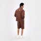 SUPERKICKS | CORDUROY SHORTS { MUD BROWN