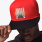 Jordan | ESSENTIALS PRO STRUCTURED FLAT BILL HAT { CHILE RED/KELLY GREEN/SAIL