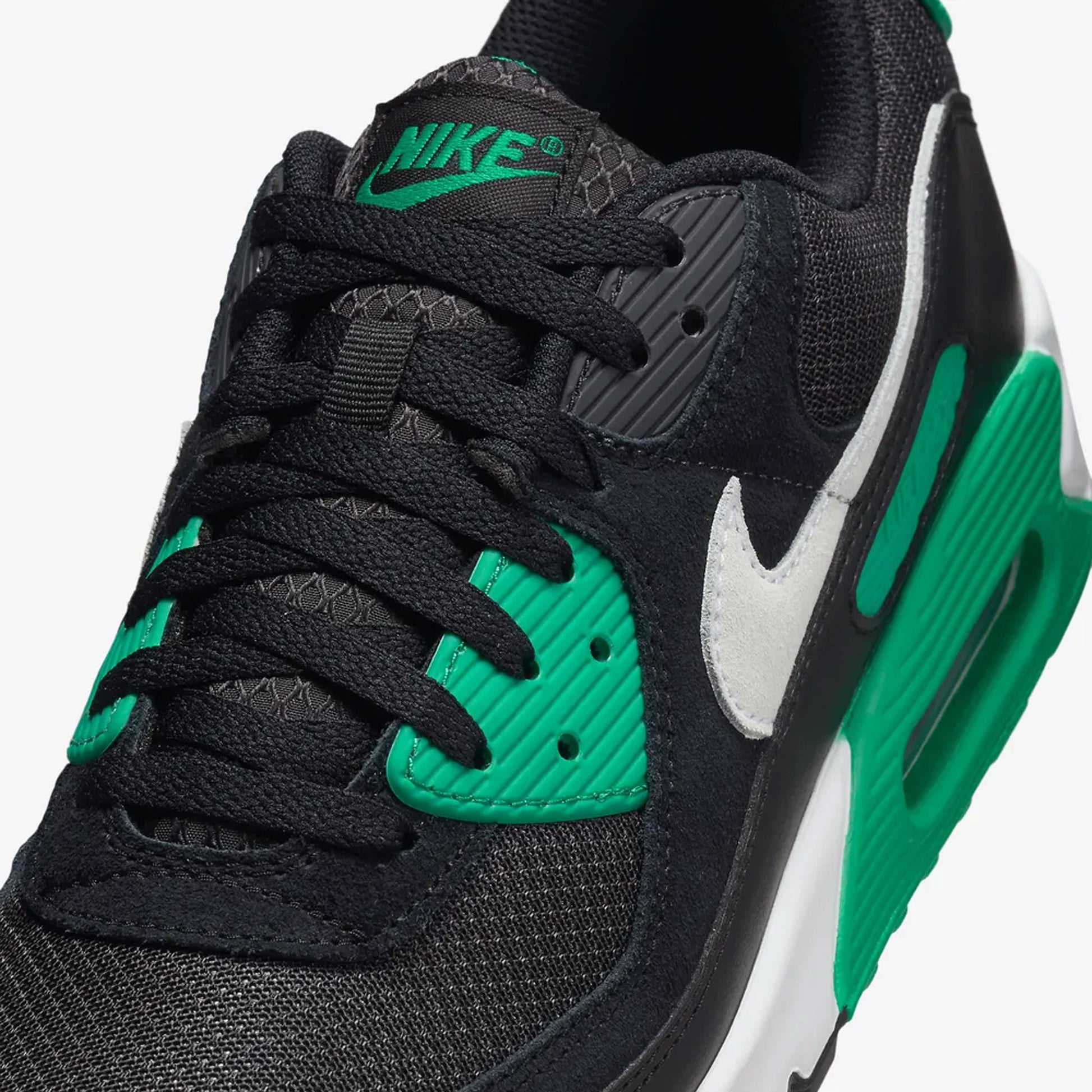 NIKE AIR MAX 90 BLACK/WHITE-STADIUM GREEN – Superkicks