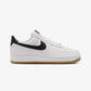 NIKE | AIR FORCE 1 '07 { WHITE/BLACK-GUM LIGHT BROWN