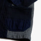 FDMTL | PATCHWORK HAORI JACKET RINSE { INDIGO