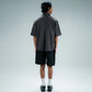 SUPERKICKS | CORE BOXY SHIRT { CHARCOAL