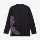 Y-3 | GRAPHIC LONG SLEEVE LONG-SLEEVE TOP { BLACK