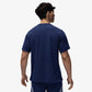 JORDAN | DRI-FIT SHORT-SLEEVE TOP { MIDNIGHT NAVY/WHITE