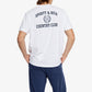 SPORTY & RICH | VARSITY CREST T-SHIRT { WHITE/NAVY