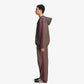 ADIDAS ORIGINALS | WALES BONNER ANORAK { NIGHT BROWN