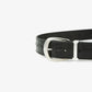 Aries | CROC STUDDED MAZZO BELT { BLACK