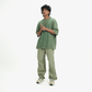 Superkicks | SIGNATURE WASHED TEE { OLIVE GREEN