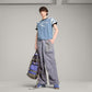PUMA | x KIDSUPER SLIM FIT RINGER TEE { COOL BLUE