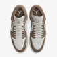 JORDAN | AIR JORDAN 1 LOW { OLIVE GREY/ENIGMA STONE-SUMMIT WHITE