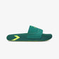 PUMA | ASTON MARTIN F1 SOFTRIDE PRO LEADPUFF SLIDES { PUMA BLACK-GREEN LUX-PUMA WHITE