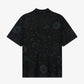 F A R A K | BASICS BLOCK PRINTED TEE { BLACK