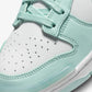 Nike | DUNK LOW TWIST  { SUMMIT WHITE/JADE ICE