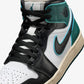 JORDAN | AIR JORDAN 1 MID SE { WHITE/BLACK-LIGHT DEW-OXIDIZED GREEN