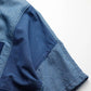 FDMTL | PATCHWORK S/S SHIRT RINSE  { INDIGO