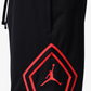 Jordan | DRI-FIT MESH DIAMOND SHORTS { BLACK/INFRARED 23/INFRARED 23