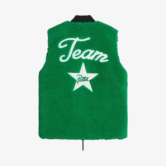 Converse | X PATTA REVERSIBLE VEST { GREEN/BLACK