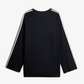 Y-3 | LONG SLEEVE TEE 3-STRIPES { BLACK