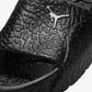 JORDAN | FRANCHISE SLIDE { BLACK/WHITE