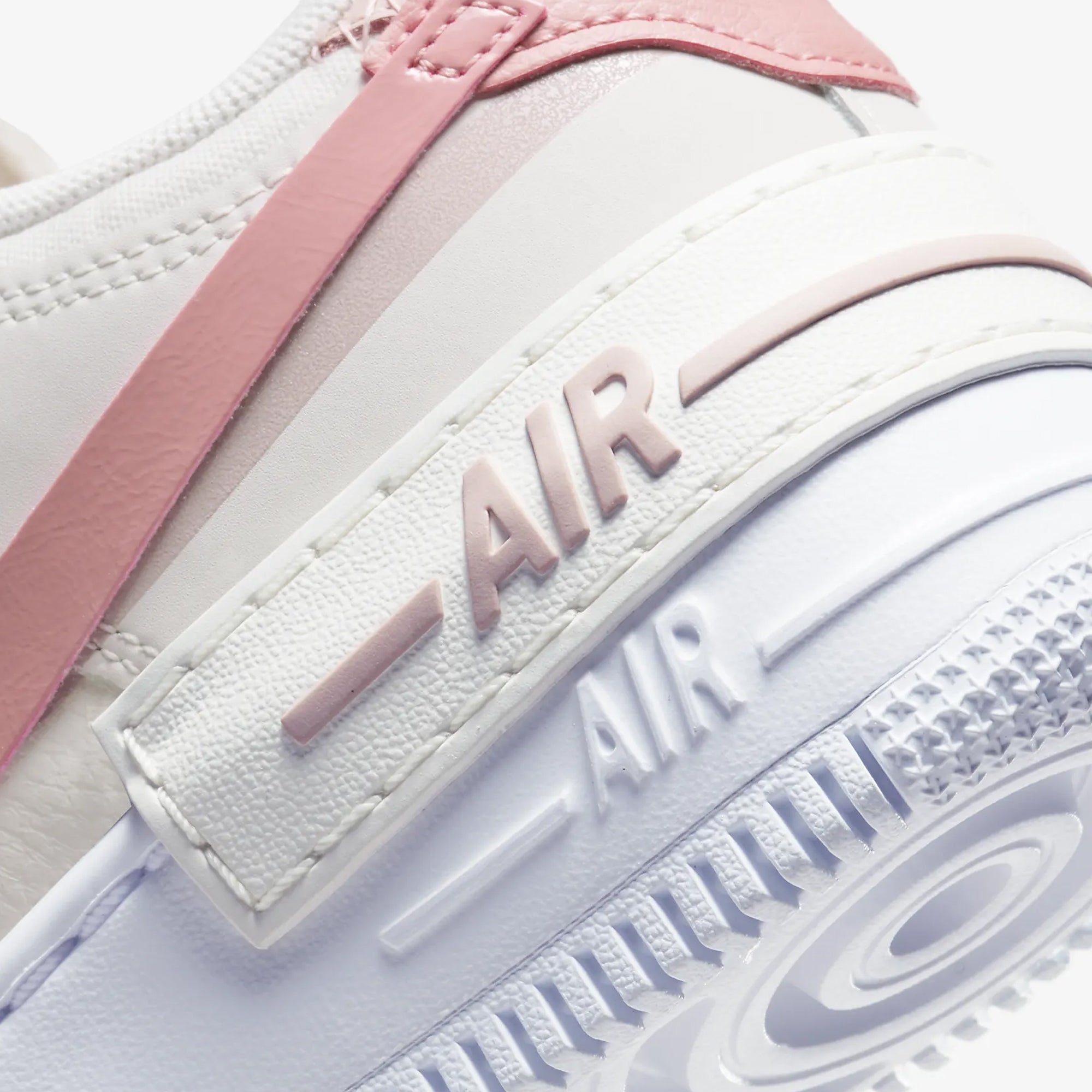 nike air force 1 pink and white shadow