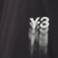 Y-3 | GRAPHIC SHORT SLEEVE TEE  { BLACK