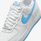 Nike | AIR FORCE 1 '07 { WHITE/AQUARIUS BLUE-WHITE