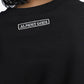 ALMOST GODS | ALPHA CROSS HAND EMBROIDERED AARI SWEATSHIRT { BLACK